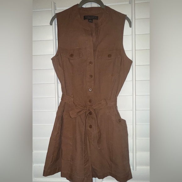 Sanctuary Sightseer Tie Waist Romper‎ – Rattan (Size 6) - Picture 2 of 8